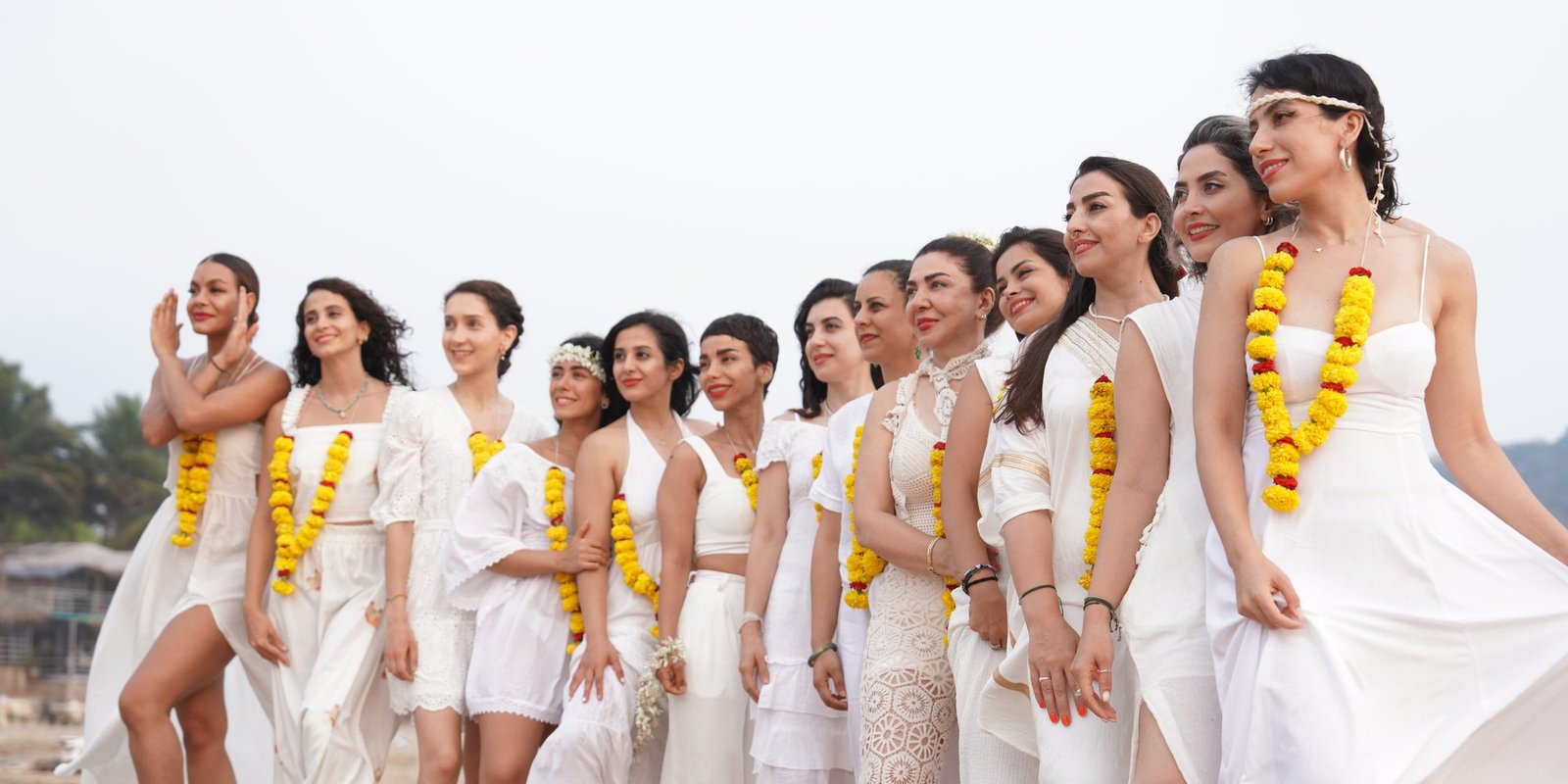 Graduates on the beach in Goa